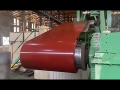 DX51D لفائف فولاذية مجلفنة مطلية باللون الأبيض PPGI ، لفائف فولاذية Dx52d بالغمس الساخن