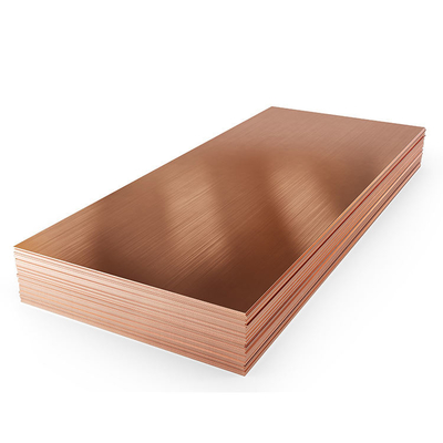 ورقة لوحة النحاس النقي ASTM مادة النحاس C11000 C10200 C17200 4x8 5 مم سميكة