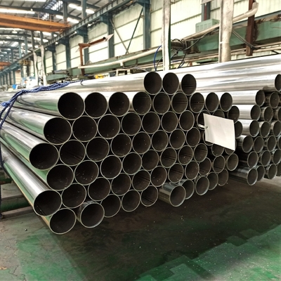 أنبوب فولاذي صلب SS 316l مطاط بارد مع سمك مخصص و لون سطح فضي