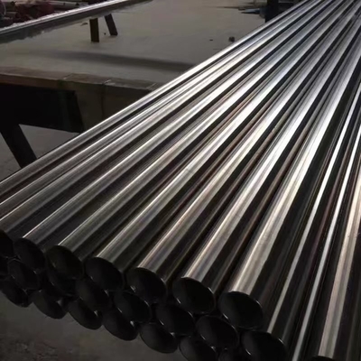 أنبوب فولاذي صلب SS 316l مطاط بارد مع سمك مخصص و لون سطح فضي