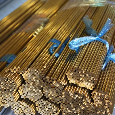 مواد النحاس المقاومة للتآكل C2100 C21000 Cuzn5 CZ125 H95 قضيب النحاس الصلب