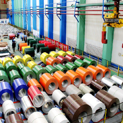 الملفات الحديدية المسبقة الطلاء مع سطح ملون ومضاد لبصمات الأصابع