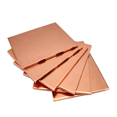 لوح نحاسي ASTM 4x8 99٪ مادة نحاسية نقية C10100 C10200 C10300